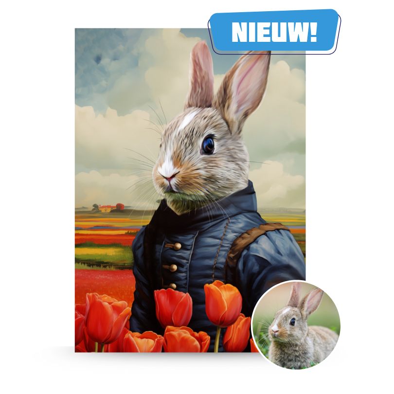 The Tulip Farmer - Pet Portrait